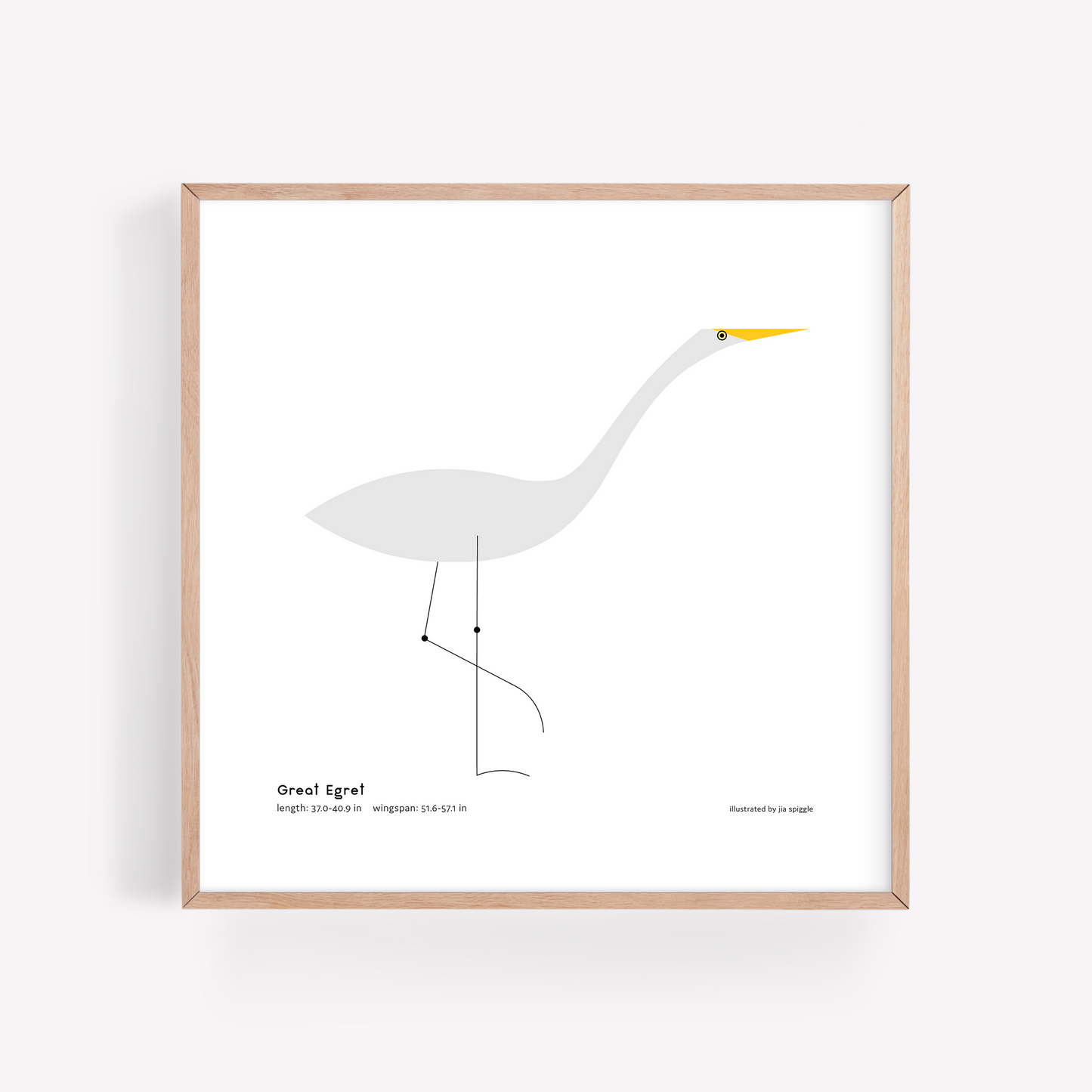 Egret Art Print