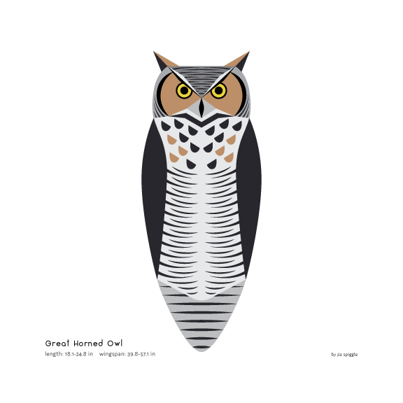 Great Horned Owl Art Print