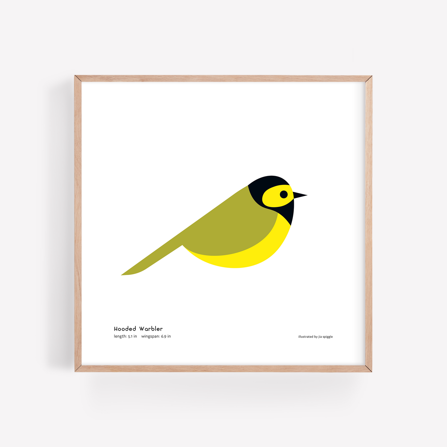 Hooded Warbler Art Print