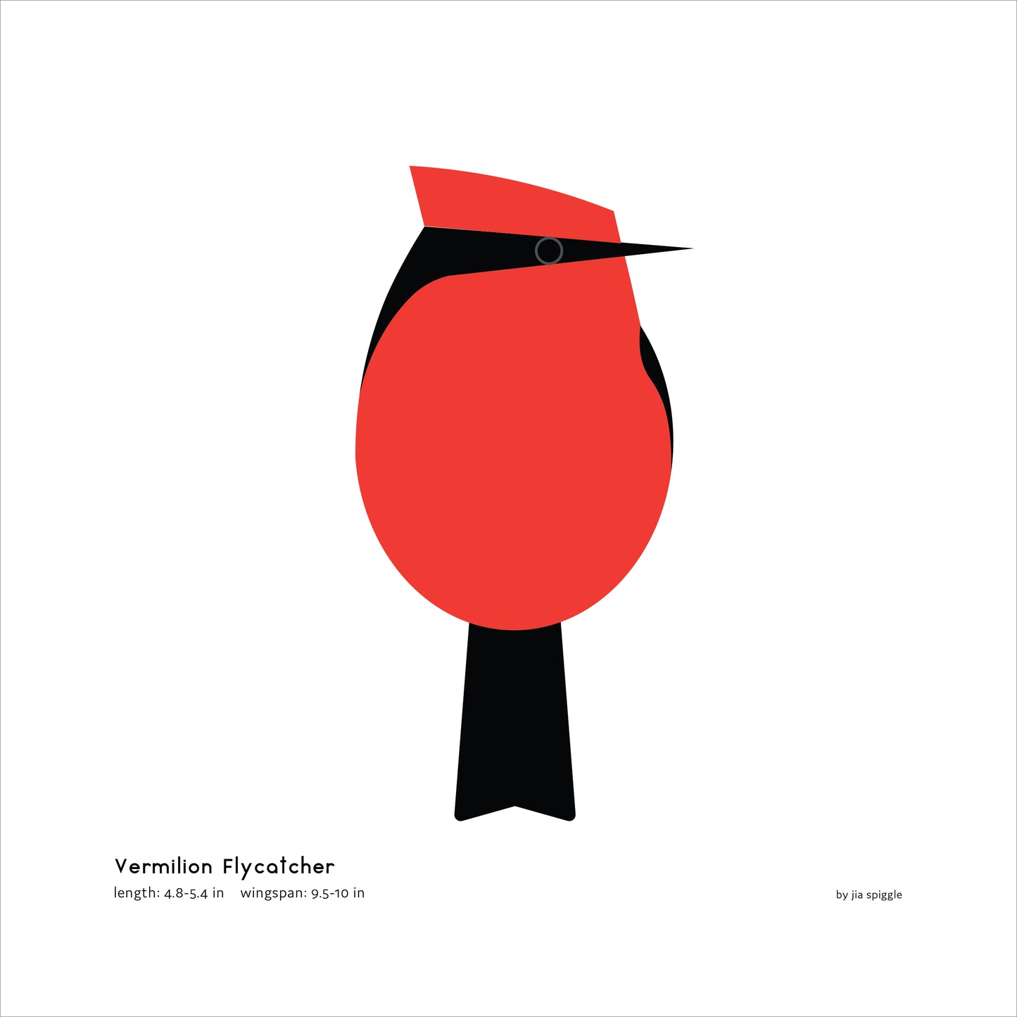 Vermilion Flycatcher Art Print