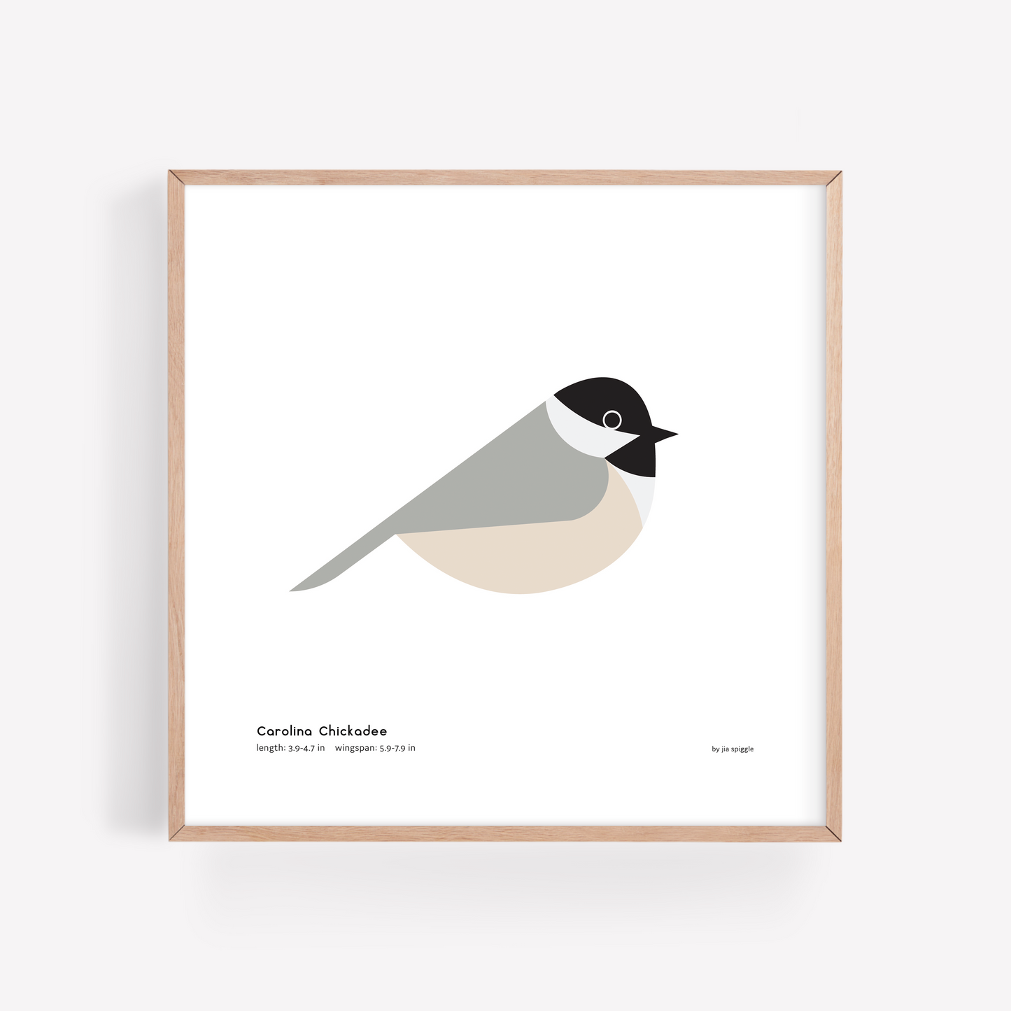 Carolina Chickadee Art Print