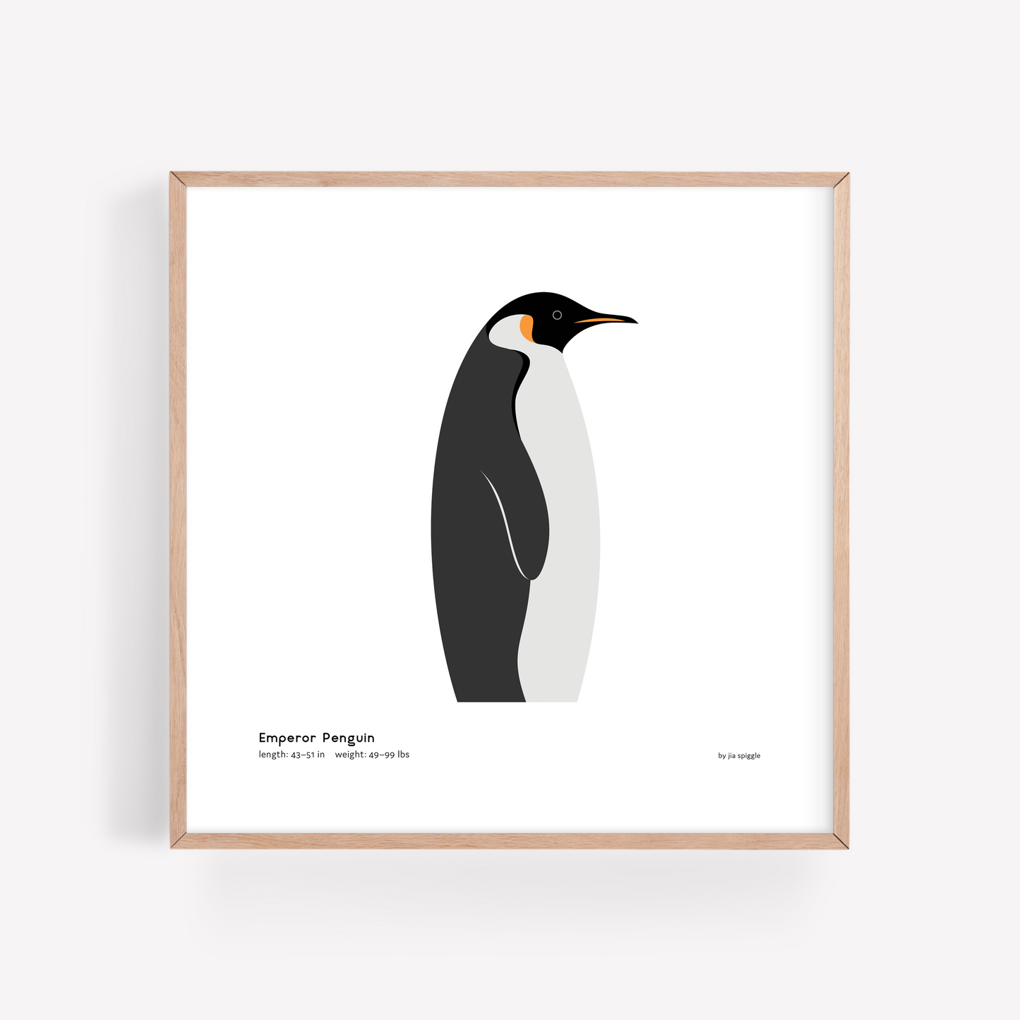 Emperor Penguin Art Print
