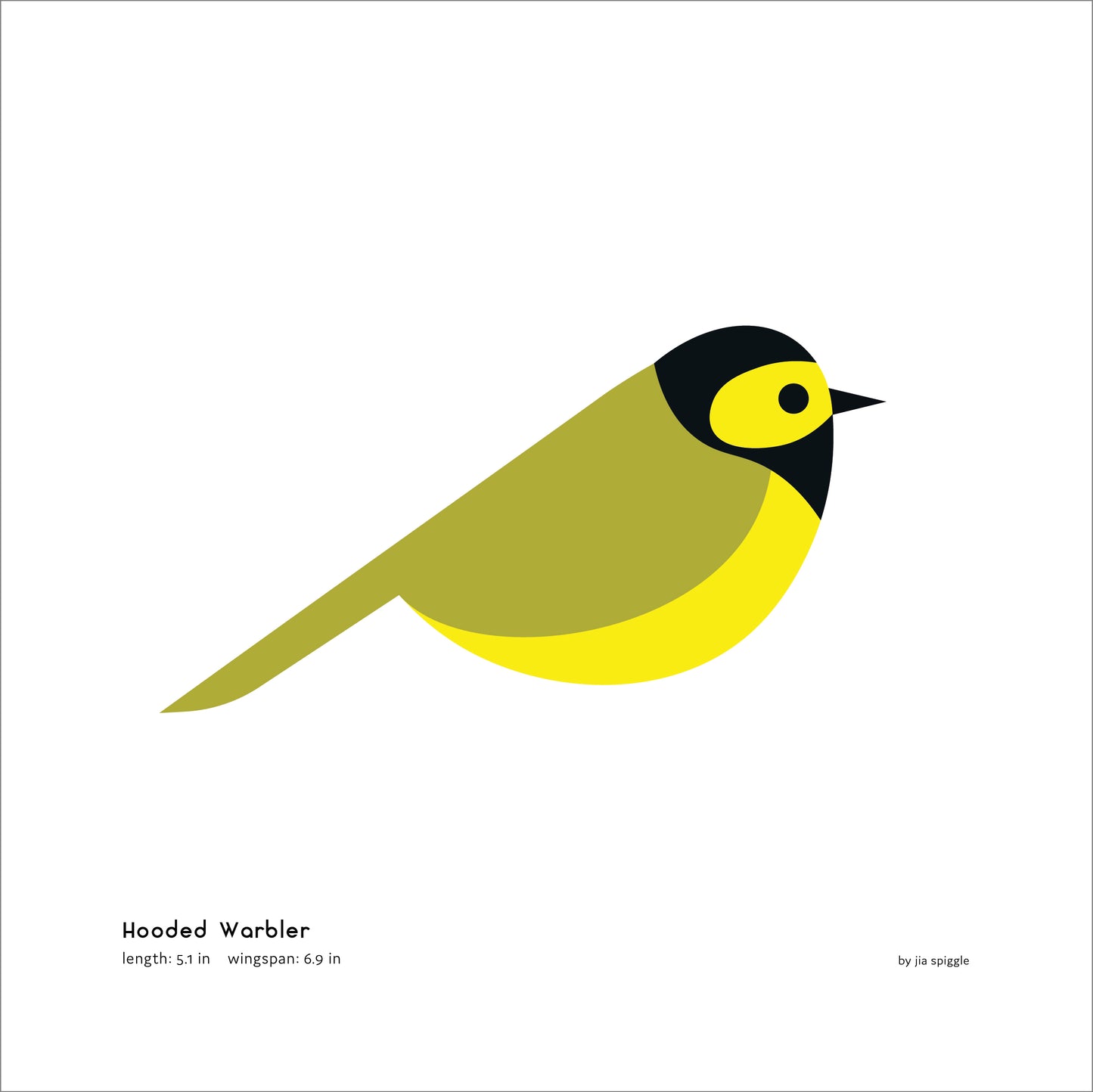Hooded Warbler Art Print
