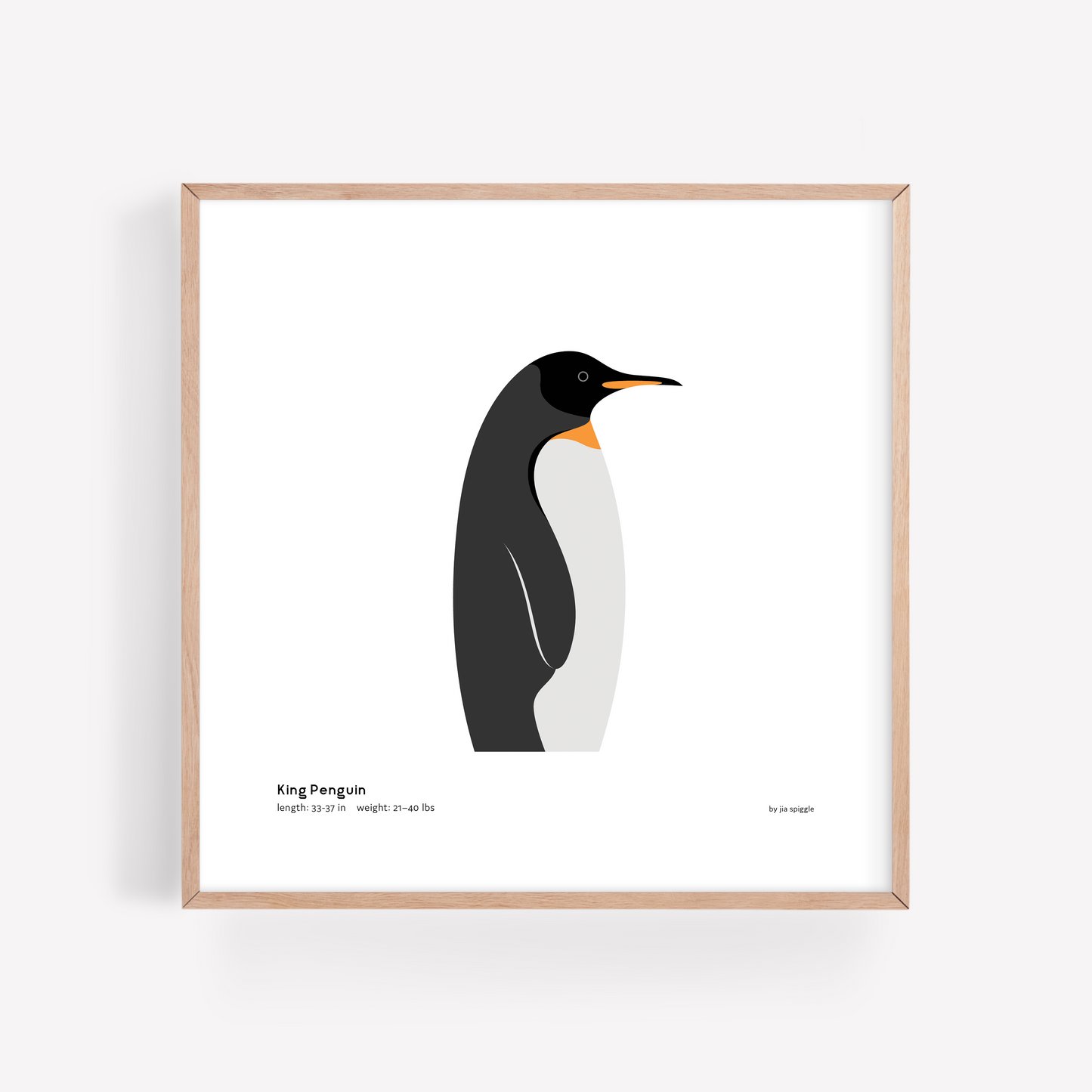 King Penguin Art Print