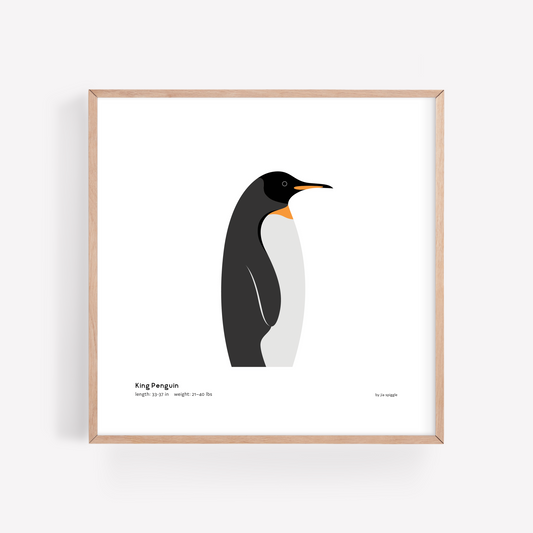 King Penguin Art Print